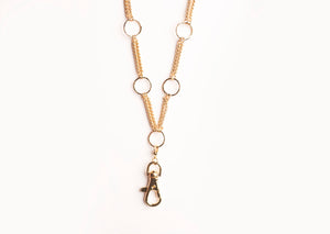 Danielle Circle Link DBL Chain (gold)