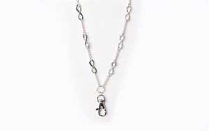 Hannah Infinity Lanyard Necklace (Stainless Steel)